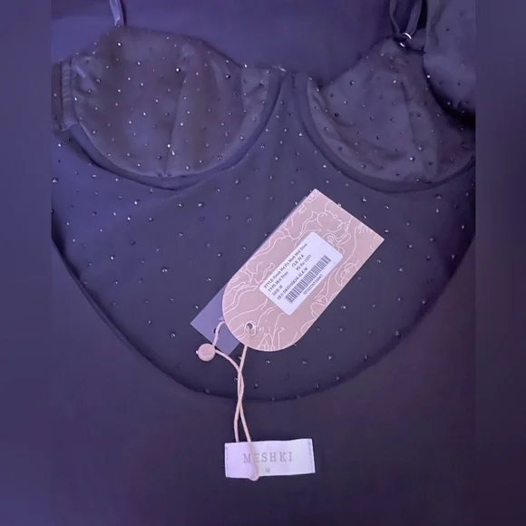 MESHKI NOVAH Diamante Maxi Dress - Picture 7 of 8